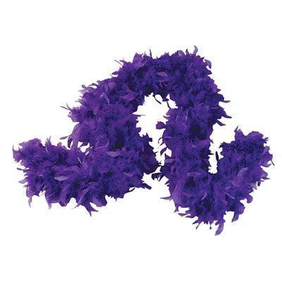 1 Feather Boa for Dress Up - Purple