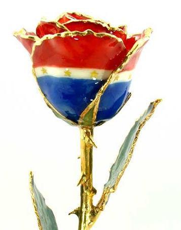 12-inch Lacquered And Edged in 24K Gold - Patriot