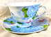 4 Blue Hydrangea & Butterfly Tea Cup (Teacup) Tea Party Favors - Customize Your Favor Today!