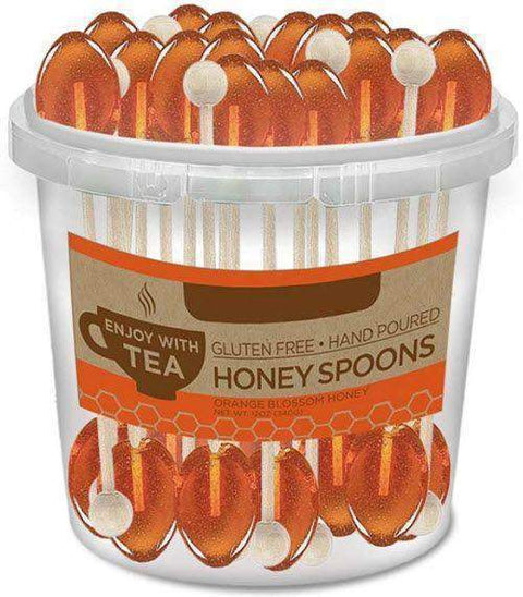 50 Orange Blossom Honey Flavored Teaspoons Party Suckers