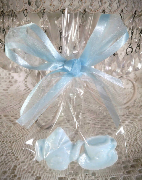 Beautiful Blue Teapot and Teacup Soap Party Favors Set of 8