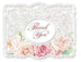 Carol Wilson Carol's Rose Garden Apricot Roses and Lace Thank You Notes