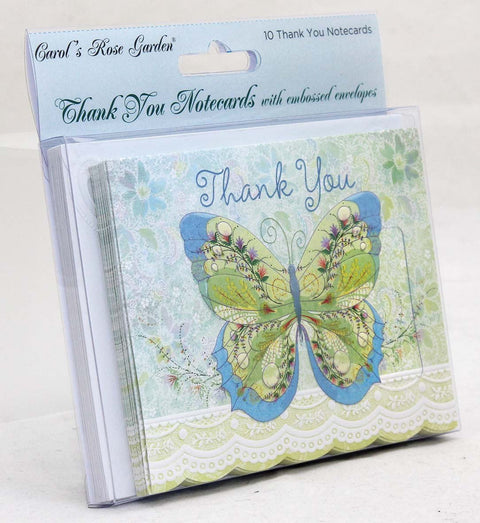 Carol Wilson Carol's Rose Garden Butterflies Thank You Notes