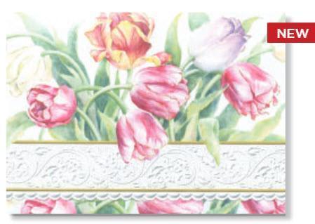 Carol Wilson Tulips Galore Note Card Portfolio