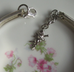 Cherished Cherub Broken China Spoon Bracelet - One of a Kind!