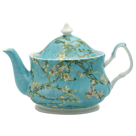Cherry Blossom Bone China Teapot-Roses And Teacups