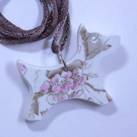 China Dog Pendant Delicate Colors 1 AVAILABLE