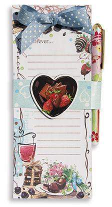 Chocolate Magnetic Shopping List Notepad