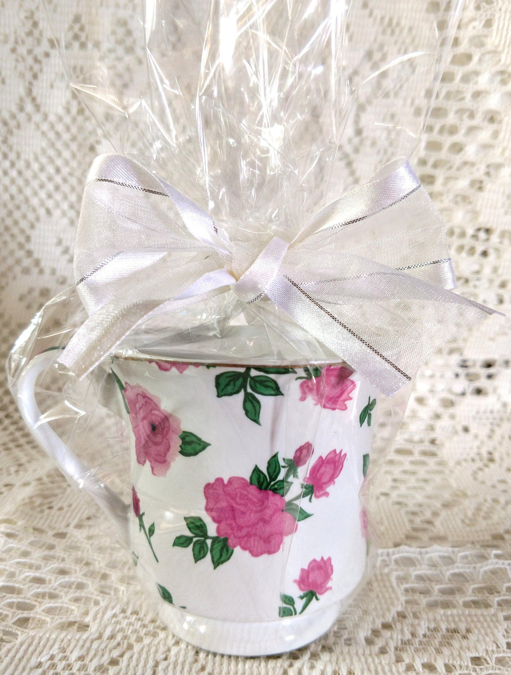 Coming Up Roses Tea Party Teacup Favor Set of 2