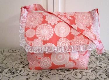 Darling Doilies and Lace Handbag - Only One Available!