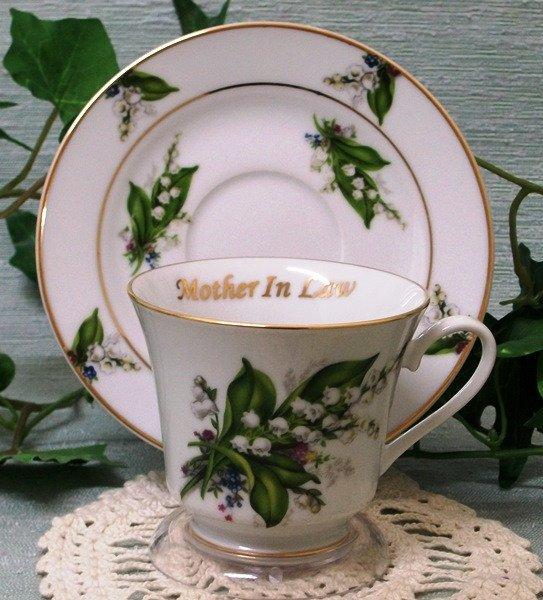 Daughter Personalized Porcelain Tea Cup (teacup) and Saucer