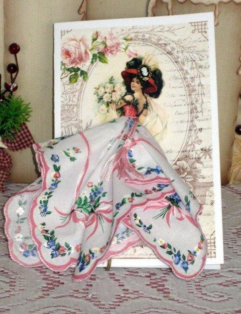Elegant Lady Any Occasion Hanky Card