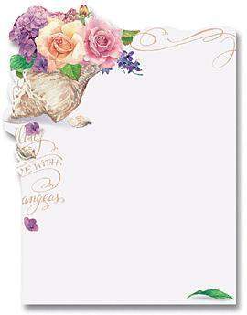 Falling in Love with Hydrangea Die Cut Sticky Notes Notepad