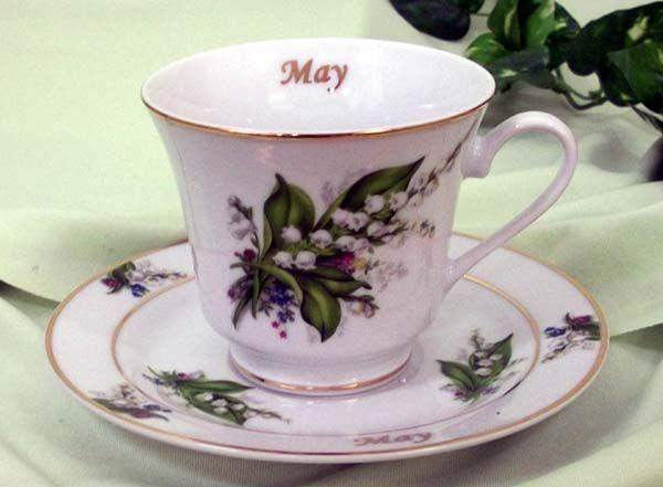 Flower of the Month Teacup - May