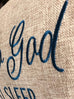 Give It To God Embroidered Pillow