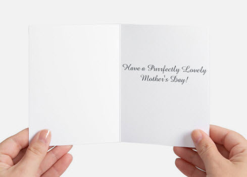 Have a Purrfectly Lovely Mother's Day Mother's Day Card Inside