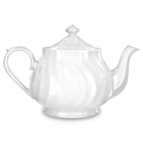 Imperial White Porcelain Teapot perfect for all events!