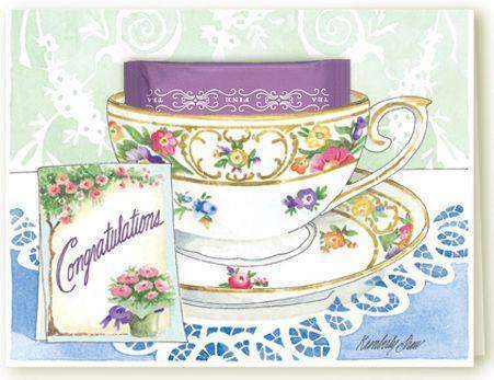 Kimberly Shaw Congratulations Tea Card