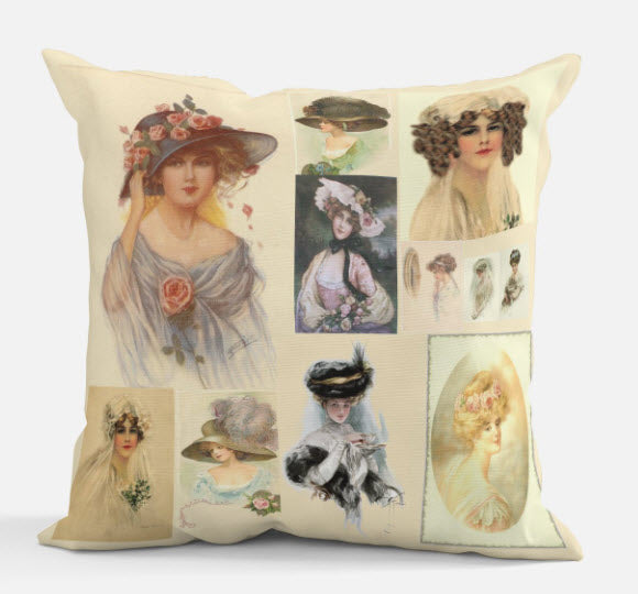 Lovely Ladies Accent Pillow 18 x 18
