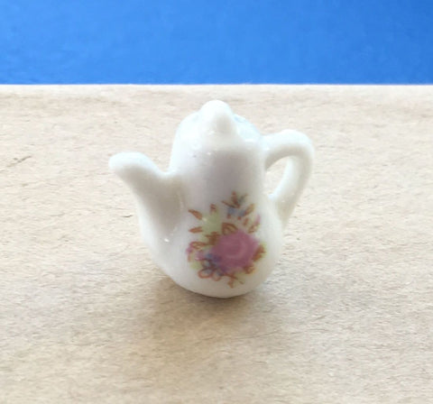 Mini Porcelain Teapot Charm