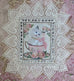 Miss Pretty Kitty in Pink Teacup Ornament Lavender Sachet
