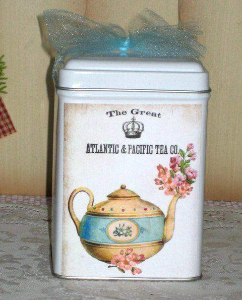 My Favorite Teapot Tea Tin with 6 Matching Tea Bags