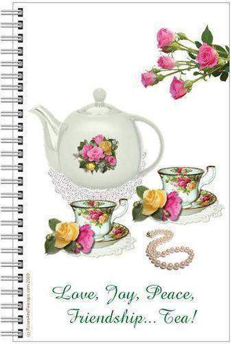 Old Country Roses Spiral Notebook Journal