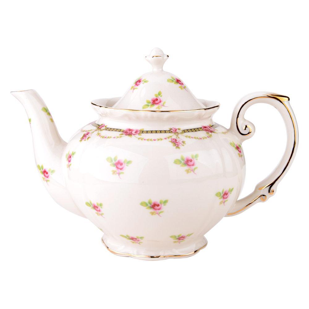 Petite Fleur Porcelain Teapot