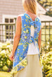 Provence Patchwork Apron Back View
