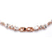 Ravishing Rose Gold Freshwater Pearl & CZ Bridal Necklace and Earrings Set 4430S-I-RG