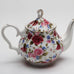Red Rose Chintz Teapot