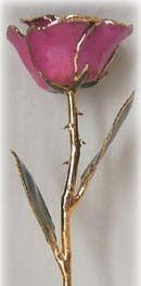 Romantic Long Stemmed Forever Lasting Rose - Pink Lilac - Perfect for Valentines Day and Mothers Day