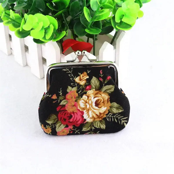 Rose Coin Purse-Roses And Teacups