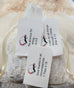Scripture Tea Bags in Lace Sachet with Printed Bible Verses - Christmas Tea