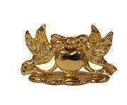 Set of 12 Place Card Holders - Gold Love Birds