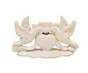 Set of 12 Place Card Holders - White Love Birds