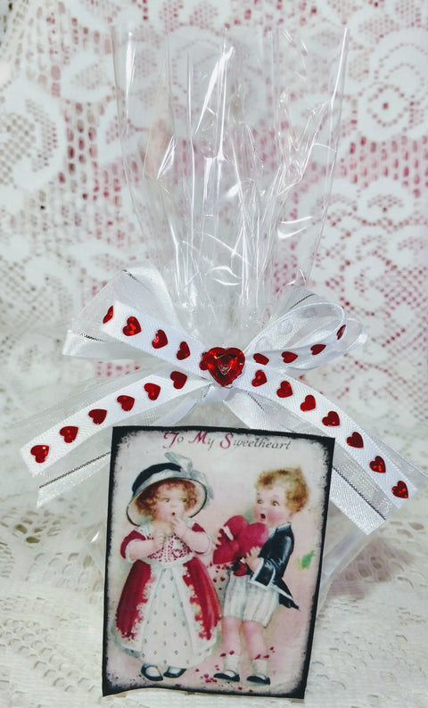 Valentine Greeting Teacup Favor Gift - To My Sweetheart