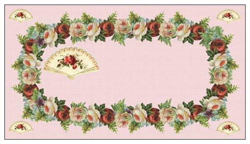 Victorian Fans Custom Printed Victorian Calling Cards 250
