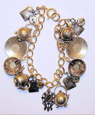 Victorian Tea Time Charm Bracelet