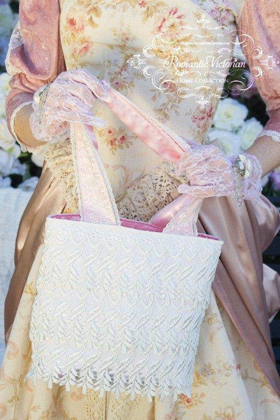 Victorian Venetian Lace Handbag