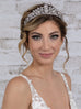 Vintage Style Filigree Bridal, Wedding or Prom Silver Tiara with Clear Crystals 4187T-S