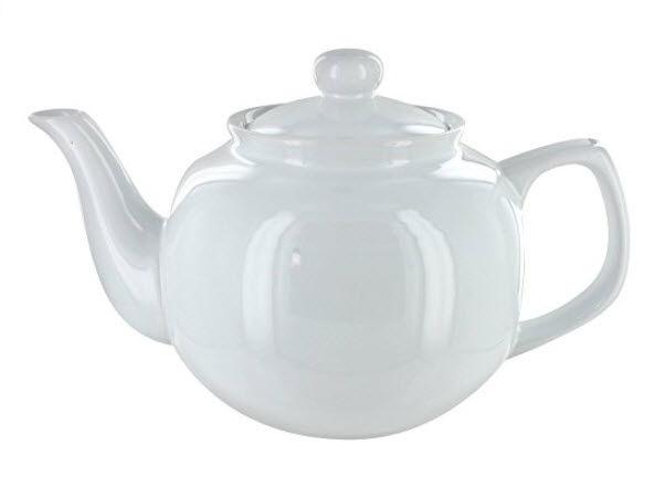 Windsor Ceramic 6 Cup White Teapot