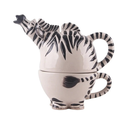Zebra Tea for One