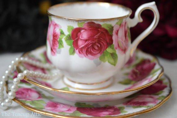 Gorgeous Vintage Tea Cups in the Tea Cup Attic!