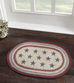 Americana USA Celebration Jute Rug Oval 2 Rugs in 1 - 20x30!-Roses And Teacups