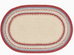 Americana USA Celebration Jute Rug Oval 2 Rugs in 1 - 20x30!-Roses And Teacups