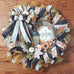 Welcome Fall with Lantern and Pumpkin Door Wreath - One of a Kind!-Roses And Teacups