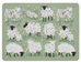 Woolly Sheep and Lambs Cork-Backed Placemat Set - 4 Pack-Roses And Teacups