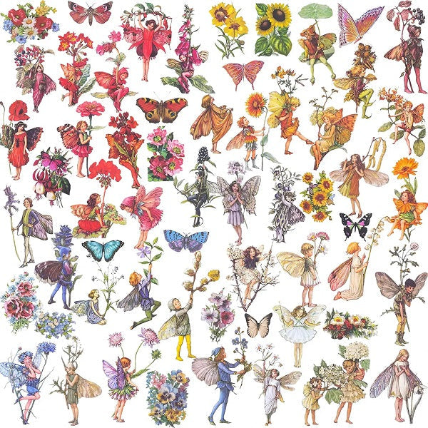 15 Fairy, Floral and Butterfly Stickers