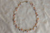 Full View 3 Strand Pink Pearl Necklace